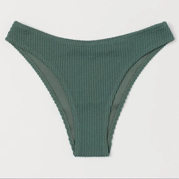 H&M Swim Hm Bikini Bottoms In Khaki Green Poshmark